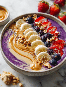 Peanut Butter & Jelly Smoothie Bowl Recipe